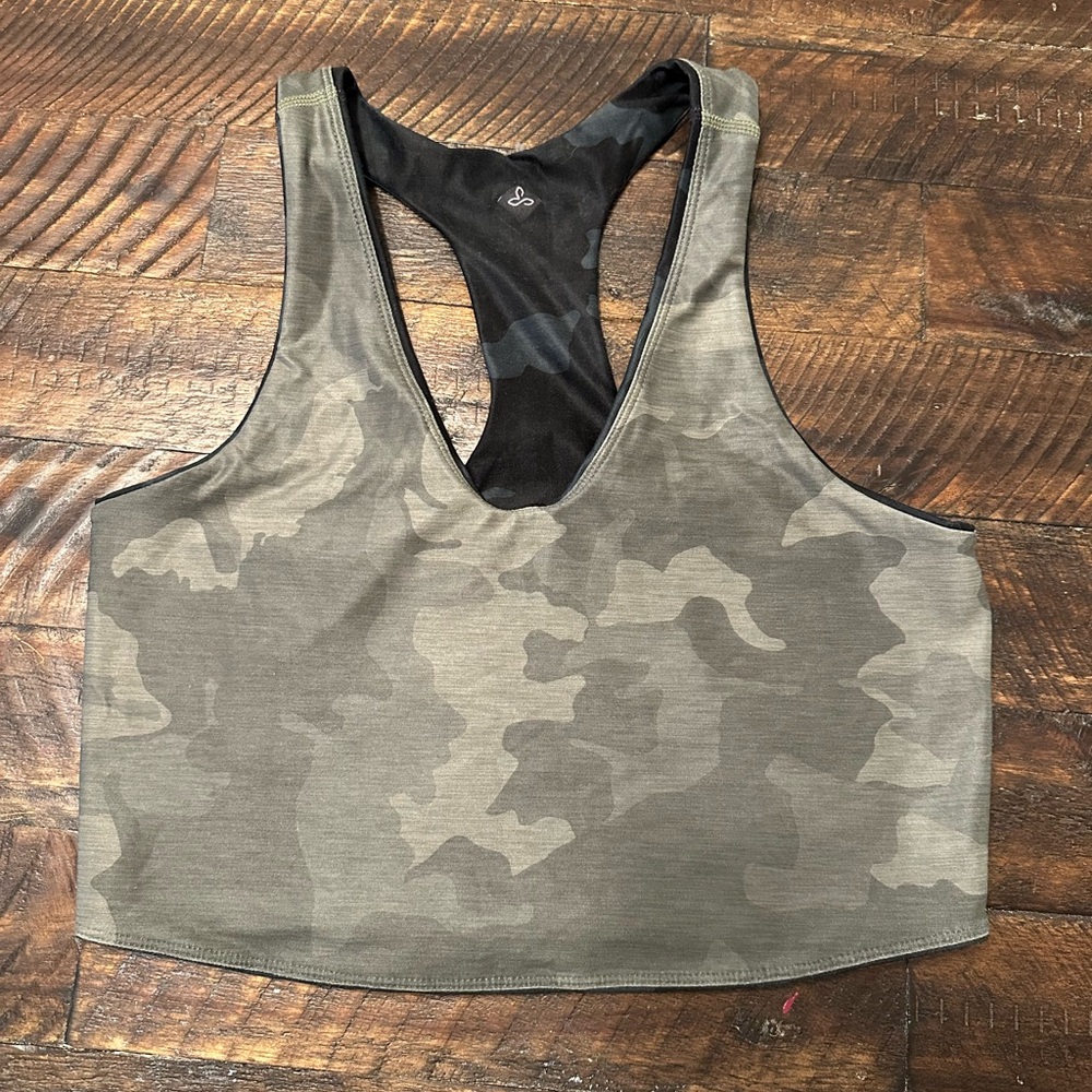 Camouflage Workout Crop Top